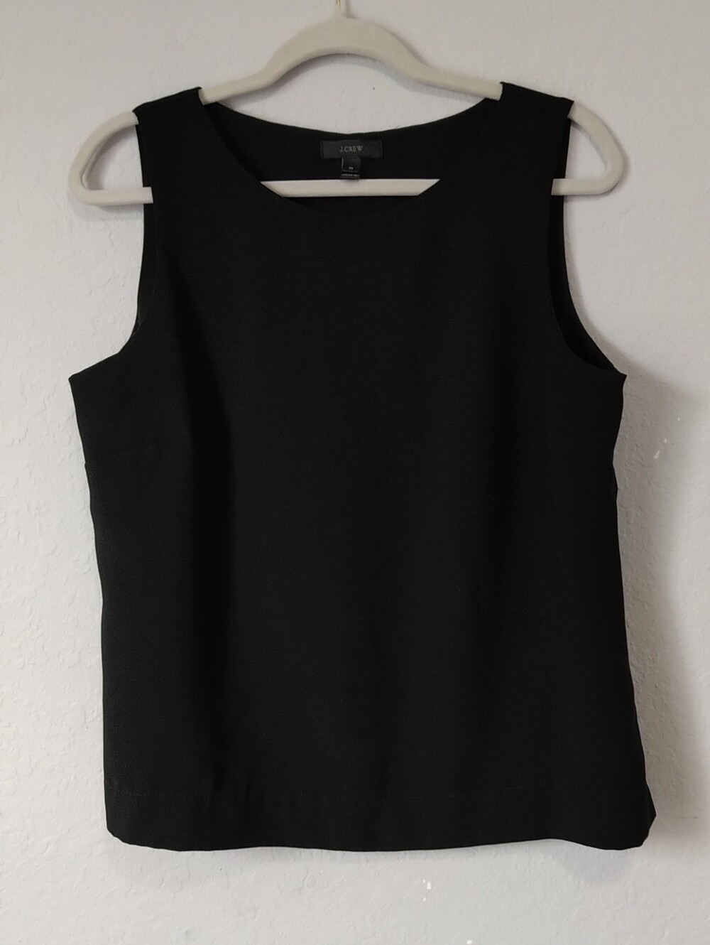 J. Crew Black Sleeveless Shell Top